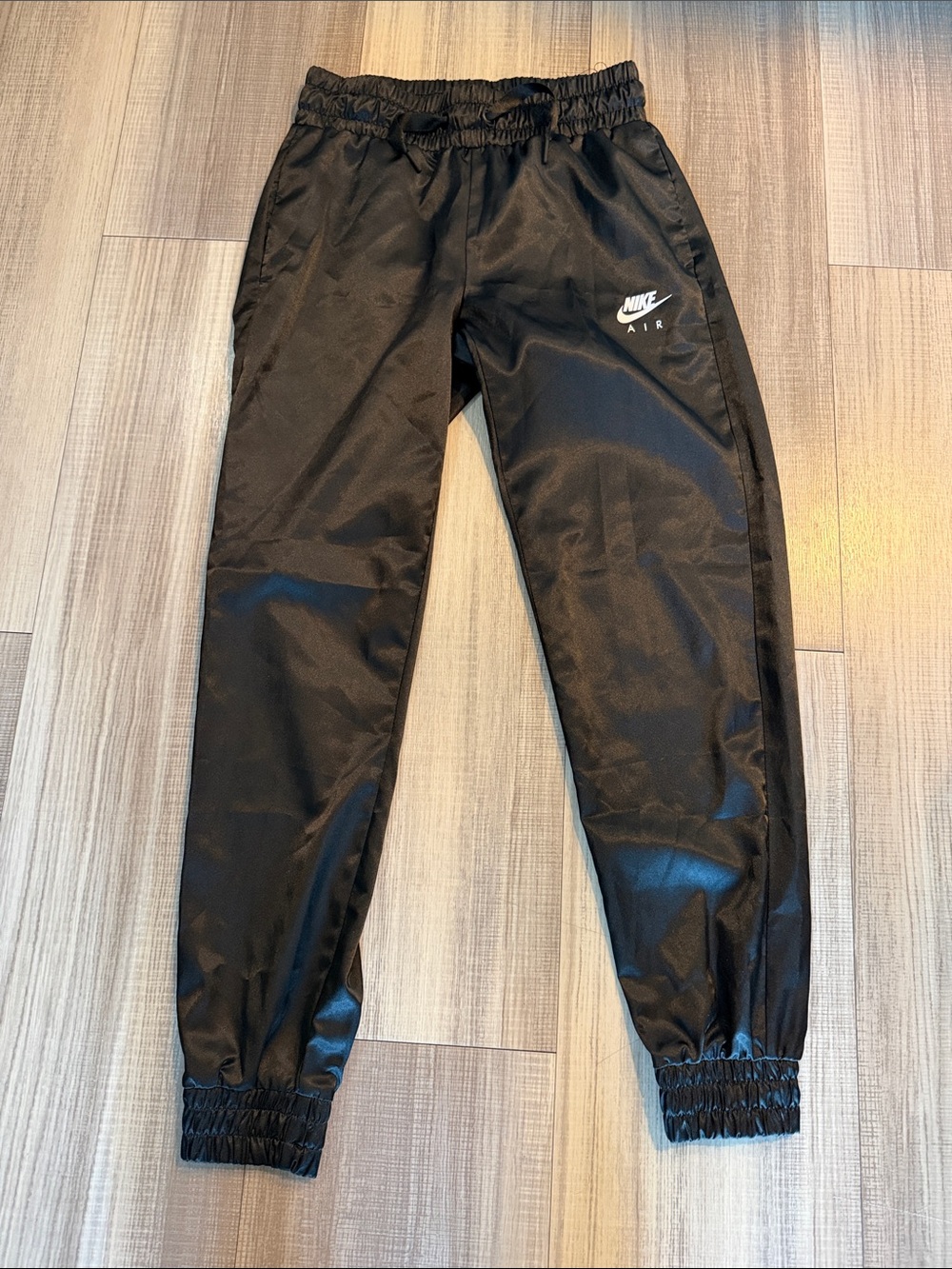 Nike Black Girls' Track Jogger Pants with Elastic Ankles
